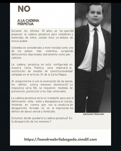 Es viable la cadena perpetua?